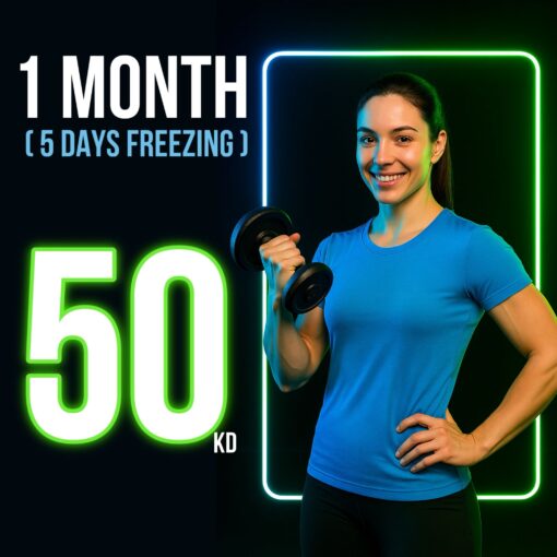 1 Month + 5 Days Freezing