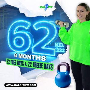 6 Month Membership — 22 Freeze Days + 22 Free Days (62 KD)