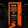 6 Months + 1 Month Free + 1 Month Freeze - 66KD